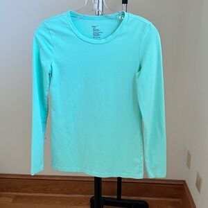 GAP XS Teal Long Sleeve Shirt